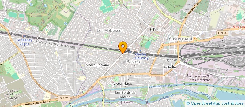 localisation de l'entreprise M D R BATIMENT à CHELLES