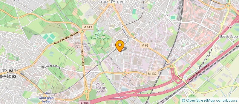 localisation de l'entreprise M.D.R. INTERNATIONAL à MONTPELLIER