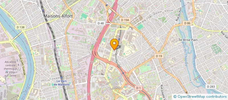 localisation de l'entreprise M&D RENOVATION à CRETEIL
