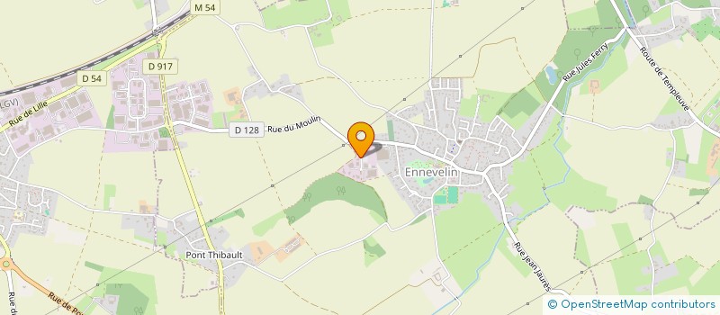 localisation de l'entreprise M D S à ENNEVELIN