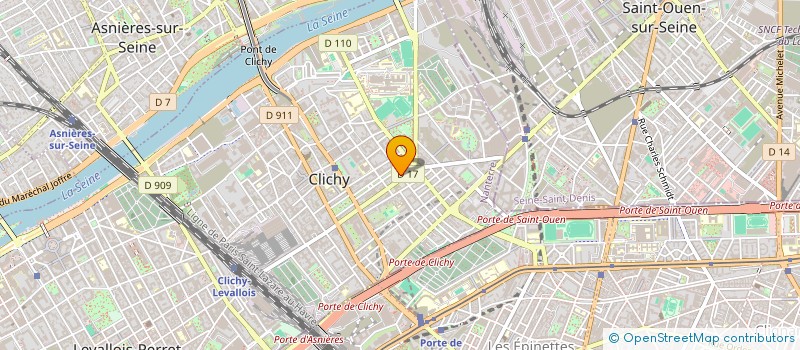 localisation de l'entreprise M.D.S à CLICHY