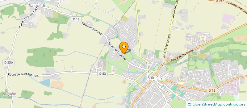 localisation de l'entreprise M.D.S CONSTRUCTION  SAINT-LYS