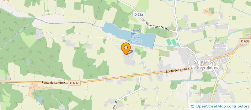 localisation de l'entreprise M.D.S.F  SAINTE-FOY-DE-PEYROLIERES