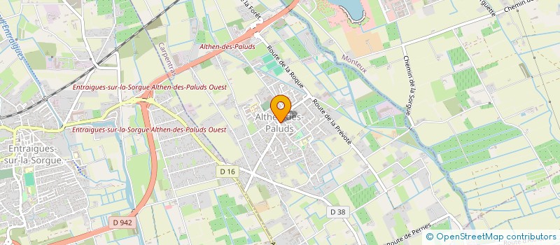 localisation de l'entreprise M.D.S.I.  ALTHEN-DES-PALUDS