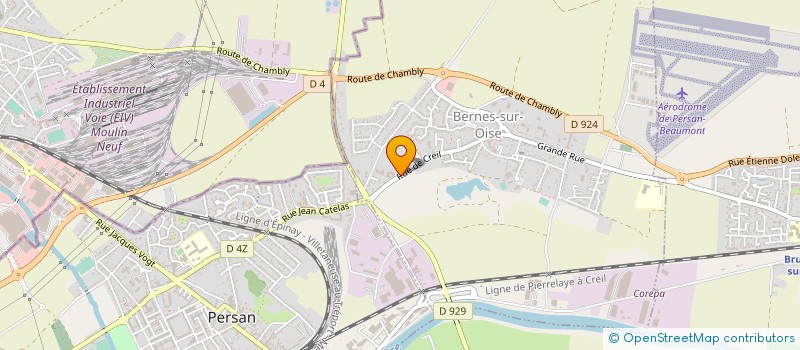 localisation de l'entreprise M.D.S INDUSTRIE  BERNES-SUR-OISE