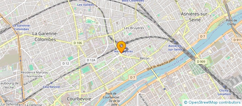 localisation de l'entreprise M D S MAISON DE SYLVIE à COURBEVOIE