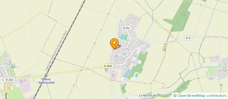 localisation de l'entreprise M.D SERVICE  JUILLY