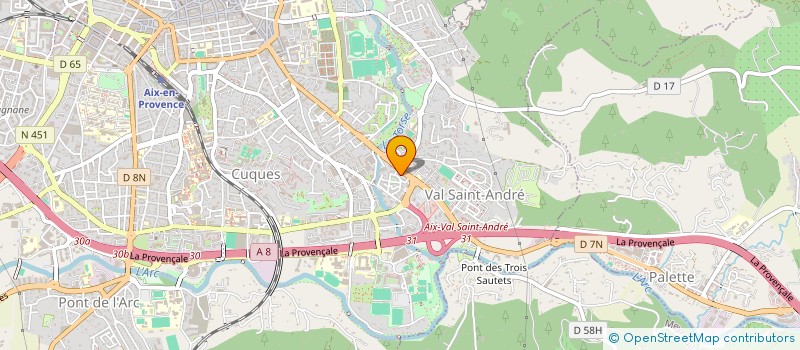 localisation de l'entreprise M D SERVICES à AIX-EN-PROVENCE