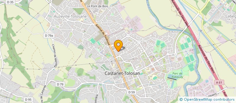 localisation de l'entreprise M.D.T. SERVICE à CASTANET-TOLOSAN