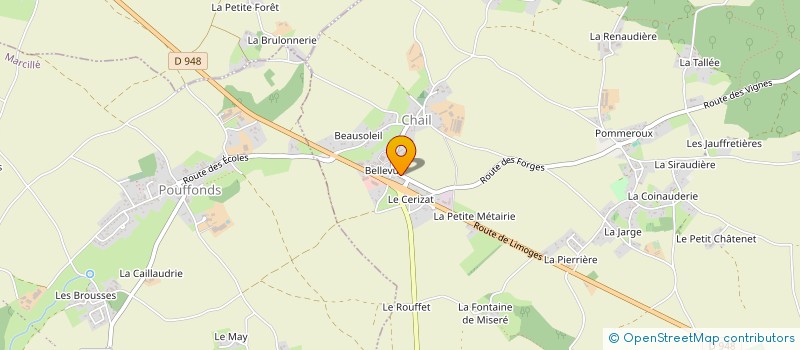 localisation de l'entreprise M&D TRANS  BRIOUX-SUR-BOUTONNE