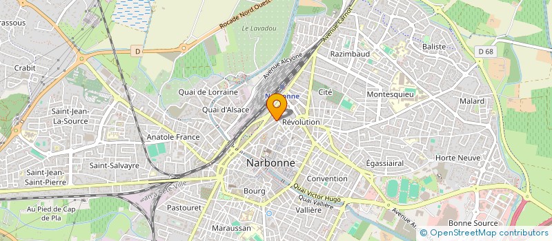 localisation de l'entreprise M.D.V. à NARBONNE