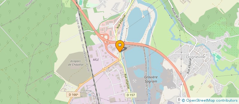 localisation de l'entreprise M.D.V.I.O.L.V MATERIELS DIFFUSION INDUSTRIELS OCCASION LOCATION VENTE  CHAVELOT