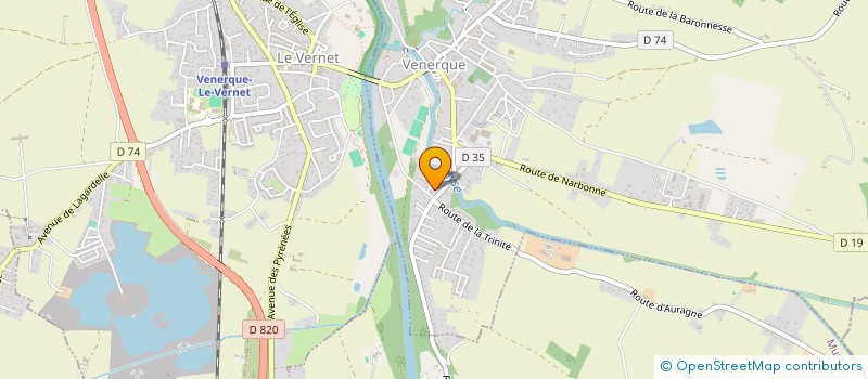 localisation de l'entreprise M D V R à VENERQUE