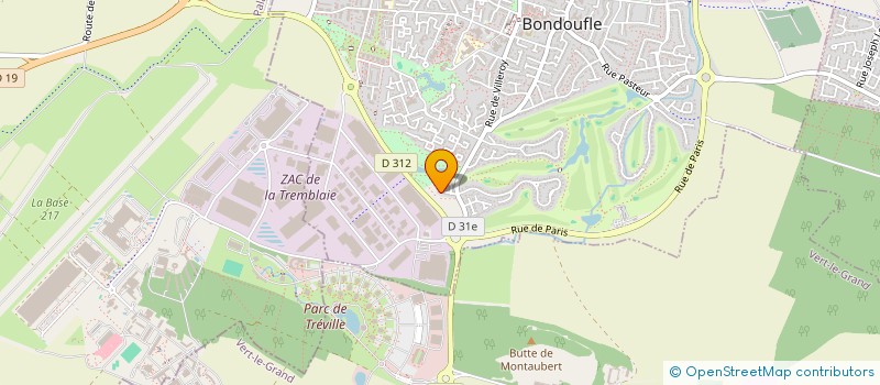 localisation de l'entreprise M DANCE  BONDOUFLE