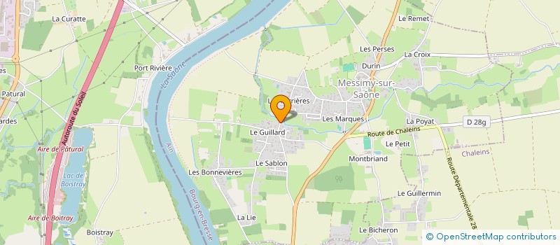 localisation de l'entreprise M DANCE STUDIO  MESSIMY-SUR-SAONE