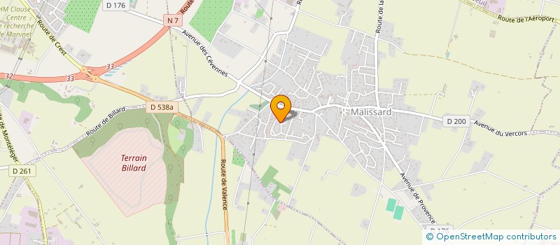 localisation de l'entreprise M'DANSE à MALISSARD