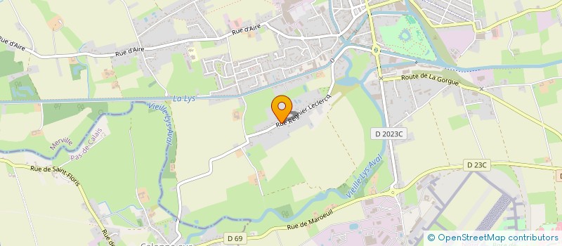 localisation de l'entreprise M DANSE  MERVILLE