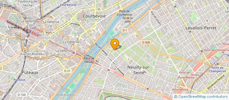 localisation de l'entreprise M DARMON DEVELOPPEMENT à NEUILLY-SUR-SEINE