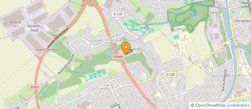 localisation de l'entreprise M DE LECLUSE  CUINCY