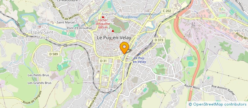 localisation de l'entreprise M'DECO  LE PUY-EN-VELAY