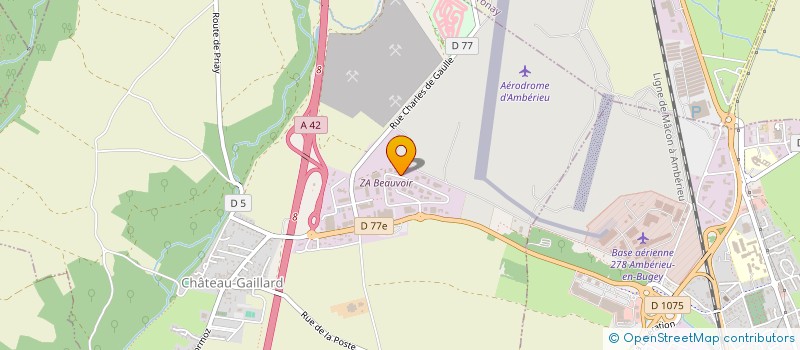 localisation de l'entreprise M-DECOUPE  CHATEAU-GAILLARD