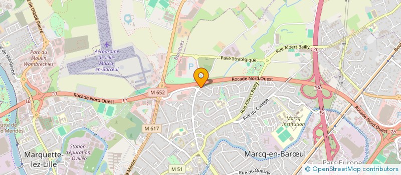 localisation de l'entreprise M. DEFRETIN ET COMPAGNIE à MARCQ-EN-BARŒUL