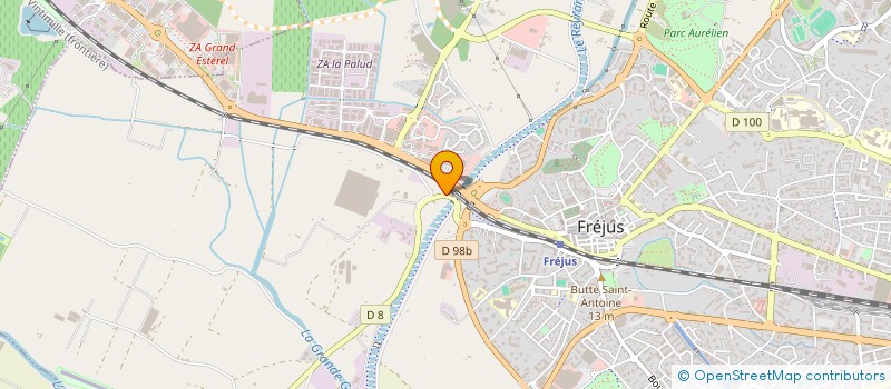 localisation de l'entreprise M DESIGN FORNI à FREJUS