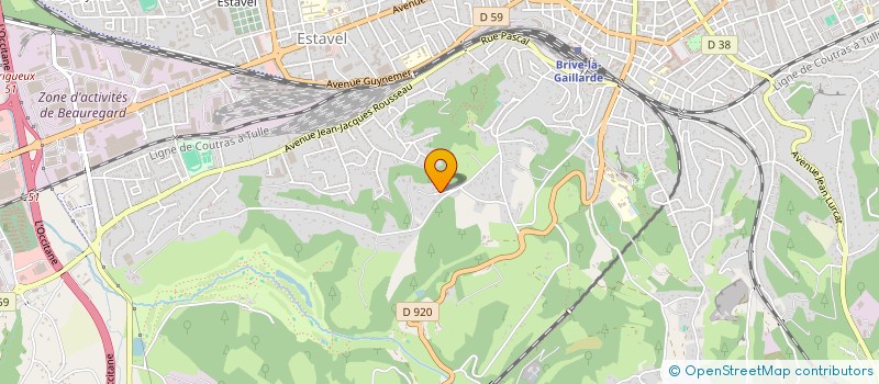 localisation de l'entreprise M DESSENDIER  BRIVE-LA-GAILLARDE