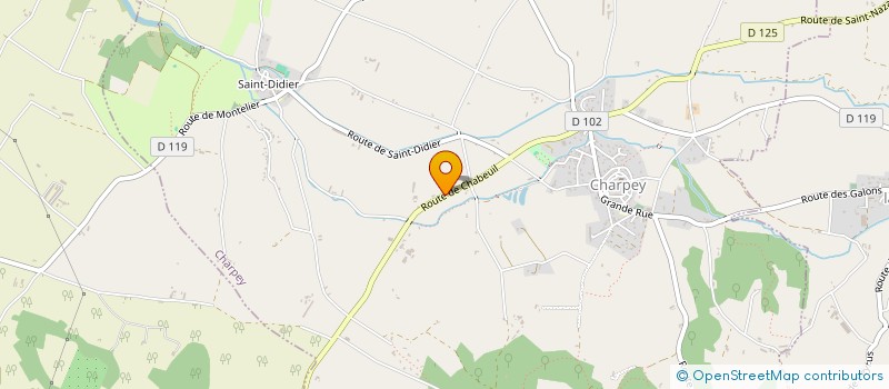 localisation de l'entreprise M&DGESTION  CHARPEY