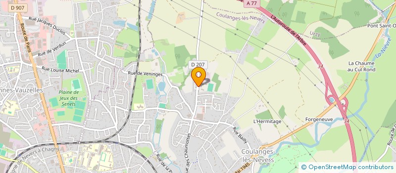 localisation de l'entreprise M DIAG 58  VARENNES-VAUZELLES