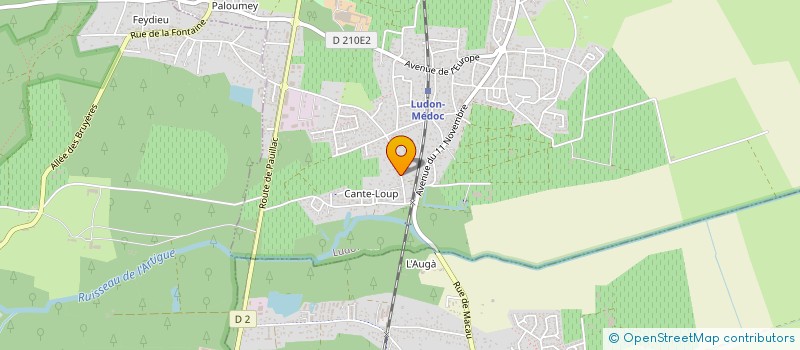 localisation de l'entreprise M'DIC  LUDON-MEDOC