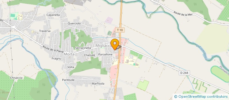 localisation de l'entreprise M-DIFFUSION à PRUNELLI-DI-FIUMORBO