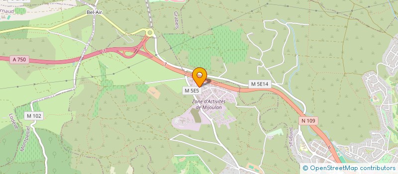 localisation de l'entreprise M DISTRIBUTION  SAINT-GEORGES-D'ORQUES