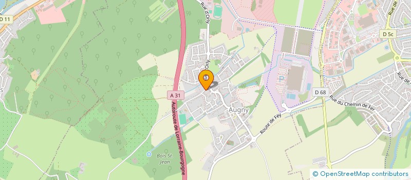 localisation de l'entreprise M DISTRIBUTION  AUGNY