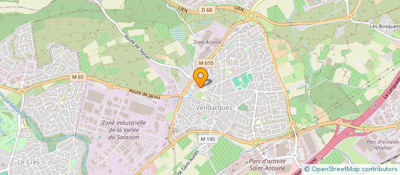localisation de l'entreprise M DRENO EXPERTISE à VENDARGUES
