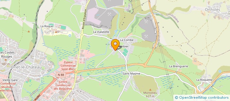 localisation de l'entreprise M-DRYL IMMO  ONET LE CHATEAU