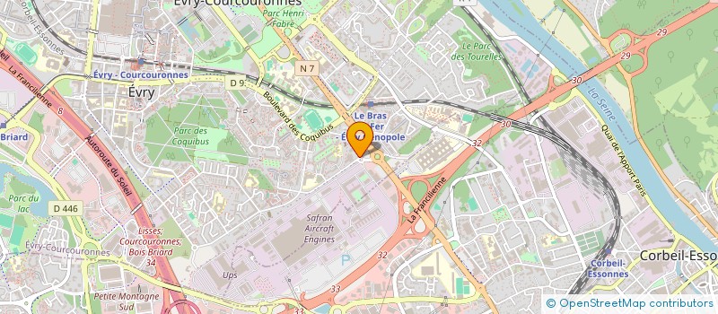 localisation de l'entreprise M-DYS2  EVRY-COURCOURONNES