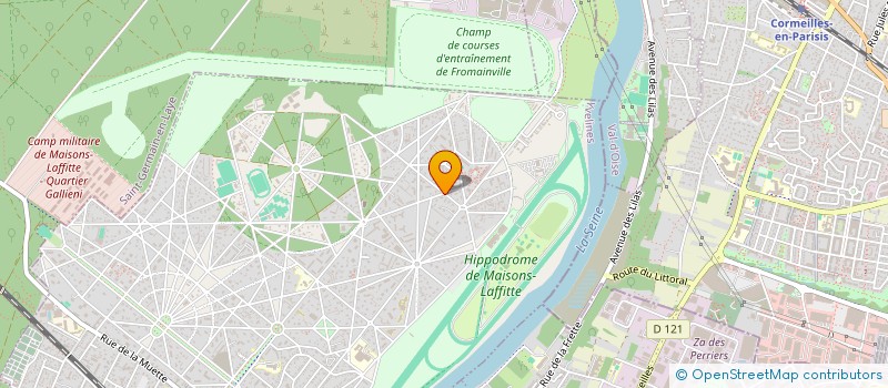 localisation de l'entreprise M & E  MAISONS-LAFFITTE