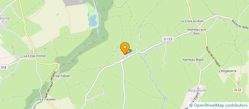 localisation de l'entreprise M.E.A.  LA HAGUE