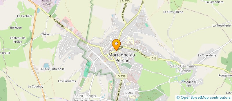 localisation de l'entreprise M.E.A.E à MORTAGNE-AU-PERCHE