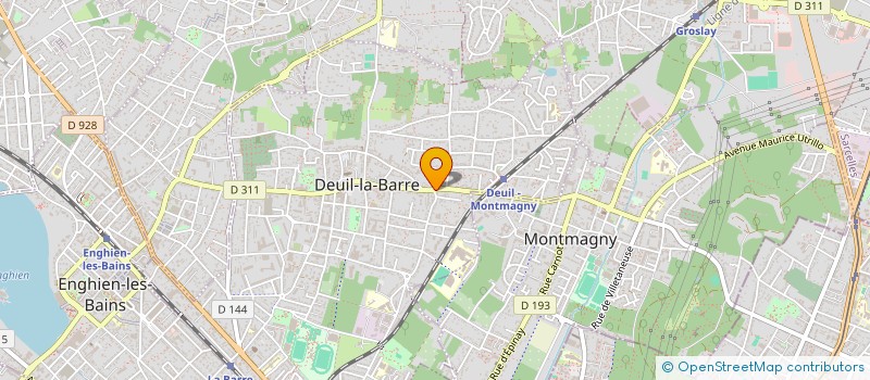 localisation de l'entreprise M.E.B S.A.R.L.  DEUIL-LA-BARRE