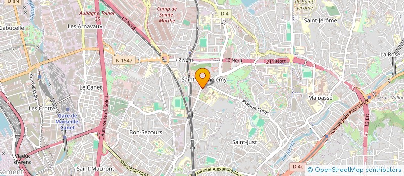 localisation de l'entreprise M E BAT ETANCH à MARSEILLE 14