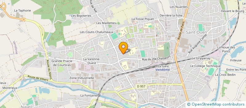 localisation de l'entreprise M.E. BATIMENT  VILLERABLE