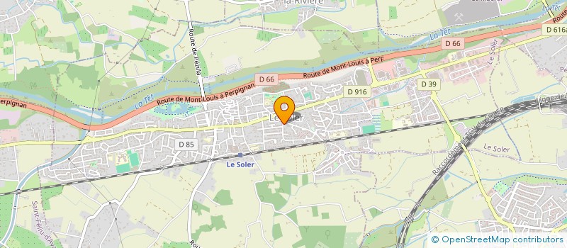 localisation de l'entreprise M.E.C.  LE SOLER