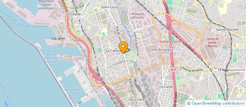 localisation de l'entreprise M.E.C à MARSEILLE