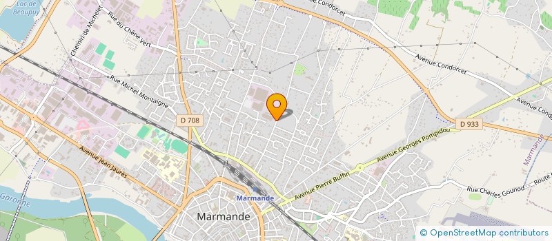 localisation de l'entreprise M.E.C. D'AQUITAINE à MARMANDE