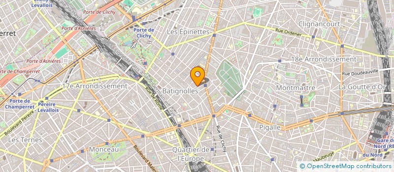 localisation de l'entreprise M.E.C MEN ESTHETICS CORP  PARIS