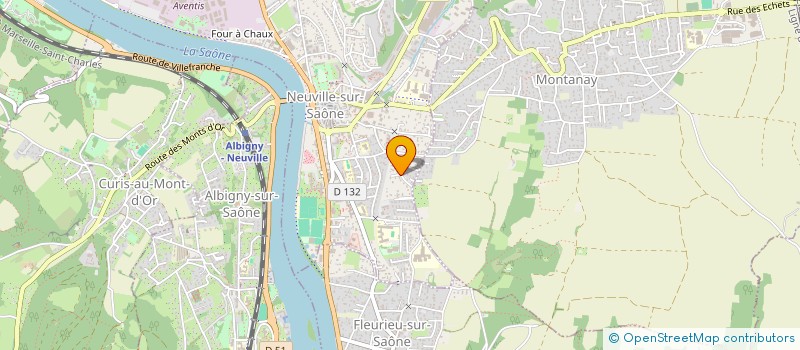 localisation de l'entreprise M.E CONSULT à NEUVILLE-SUR-SAONE