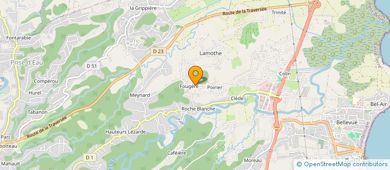 localisation de l'entreprise M.E.D CLIM à PETIT-BOURG