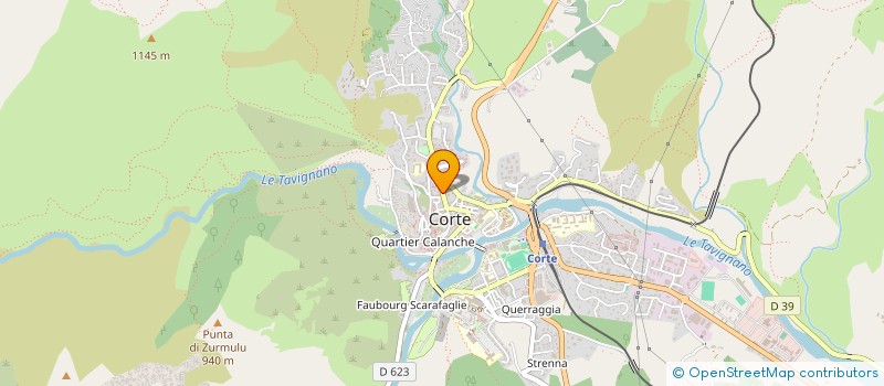 localisation de l'entreprise M.E.D.U. à CORTE